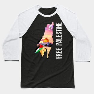 Free Palestine Baseball T-Shirt